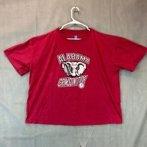 NCAA Alabama Crimson Tide T-Shirt Men’s Size 2XL Red Graphic Short Sleeve Casual